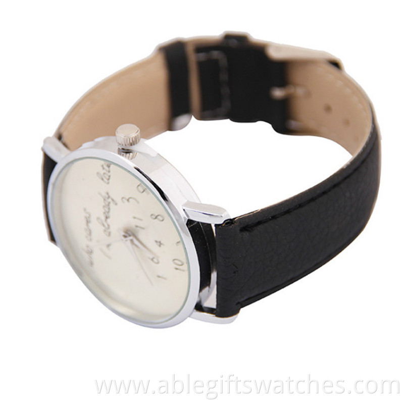 business leather watch